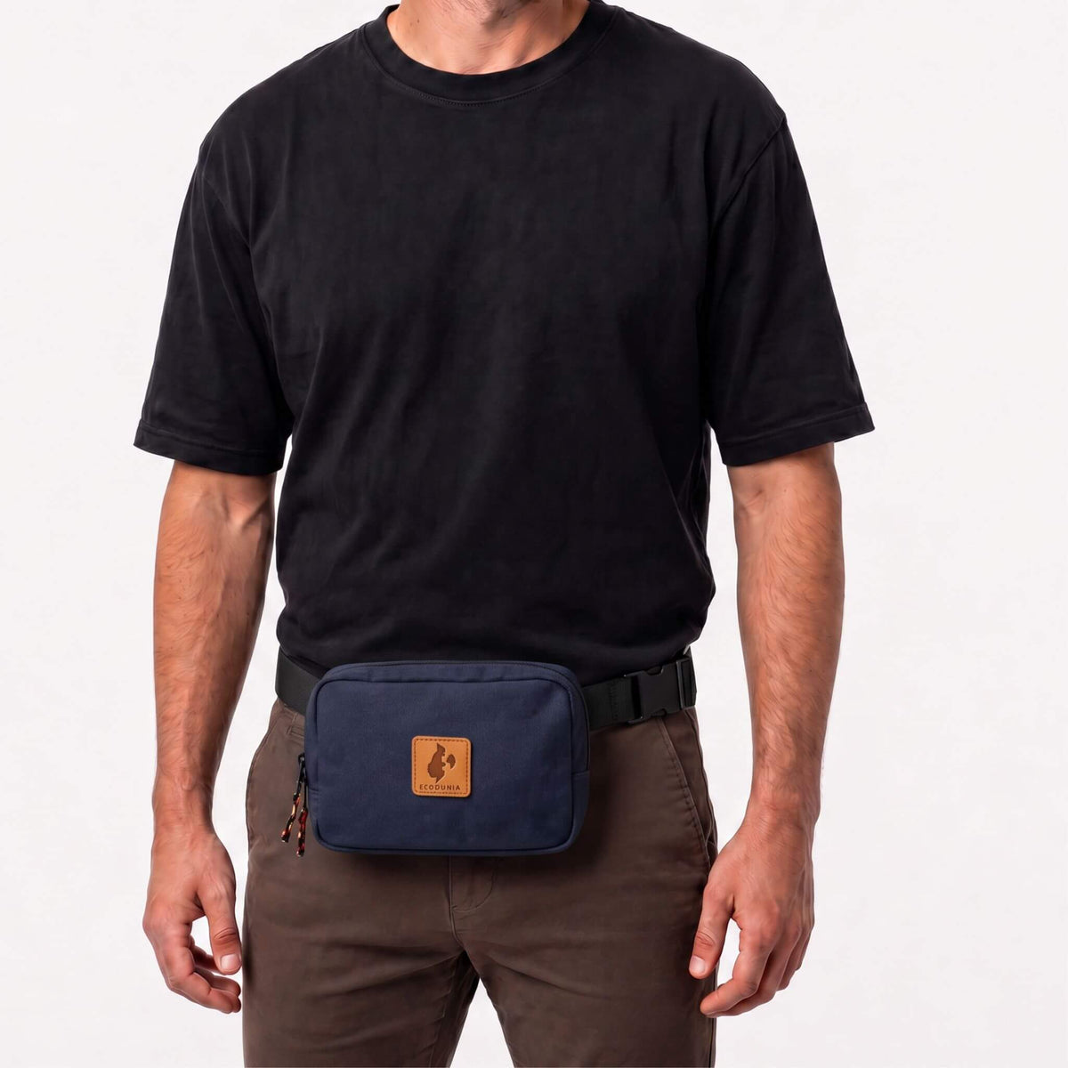 Canvas Crossbody Belt Bag Pouch, The Everywhere Belt Bag #color_navy-blue
