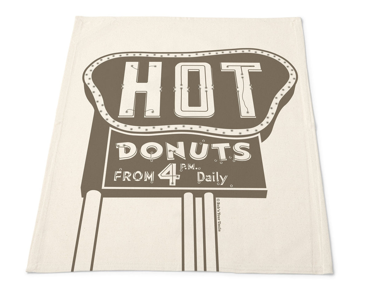 Vintage Hot Donuts Tea Towel-Dining and Entertaining-Bob's Your Uncle-Prince of Scots
