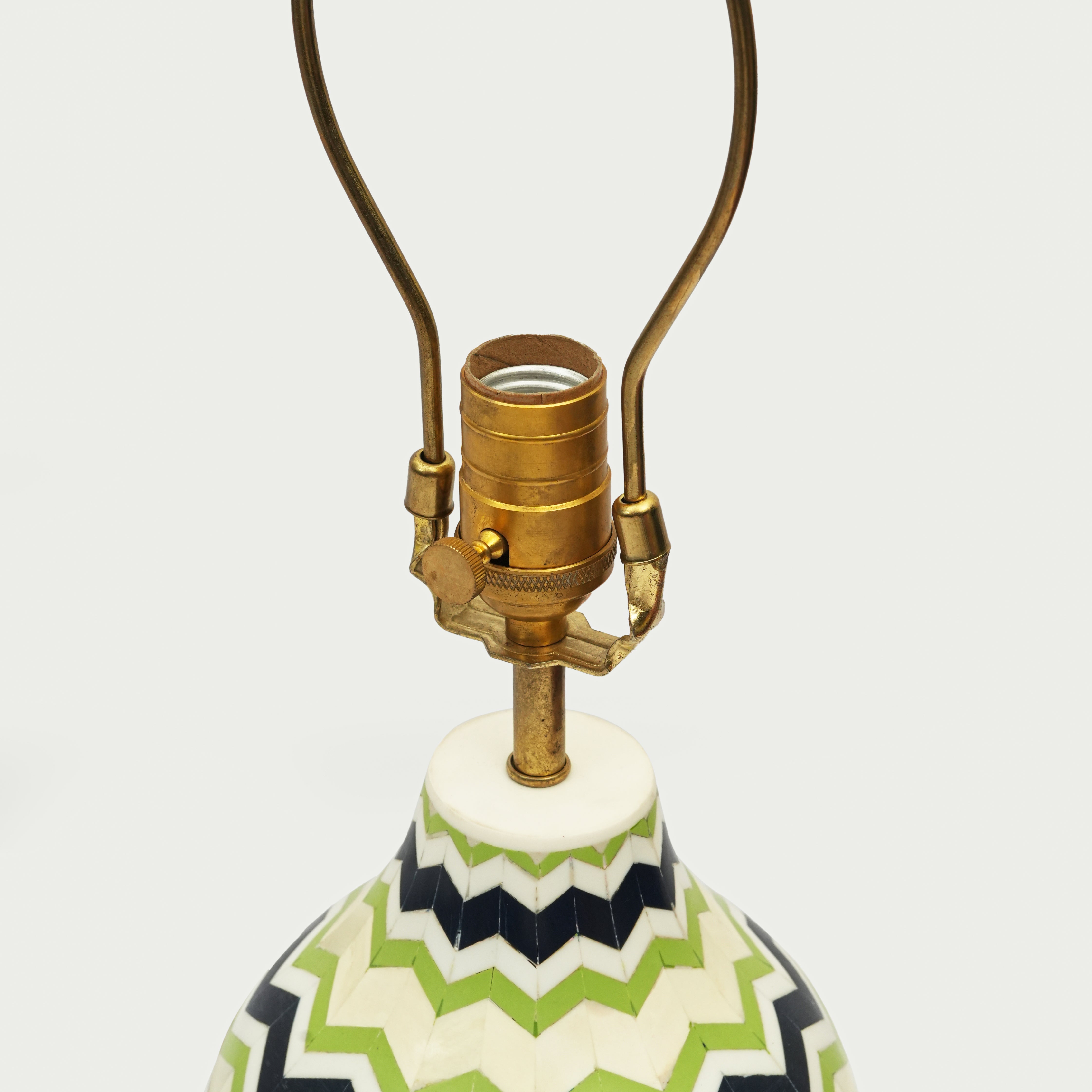 Chevron Inlay Table Lamp - Thumbnail 4