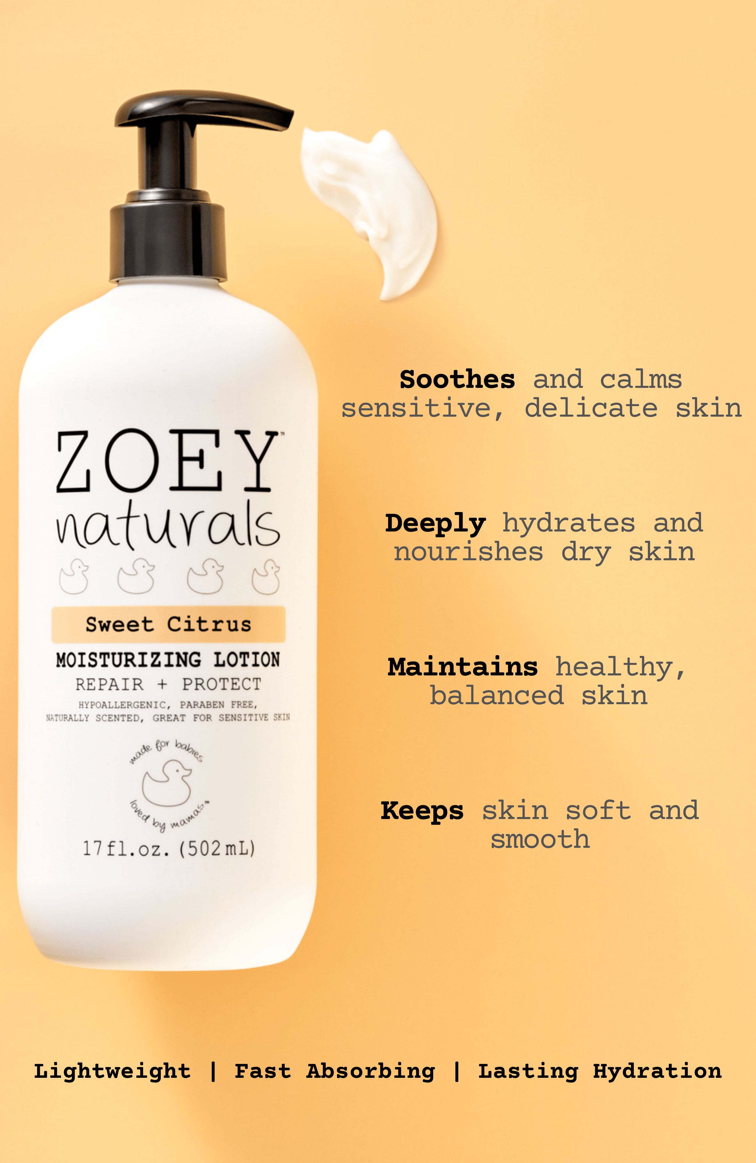 Sweet Citrus Moisturizing Lotion