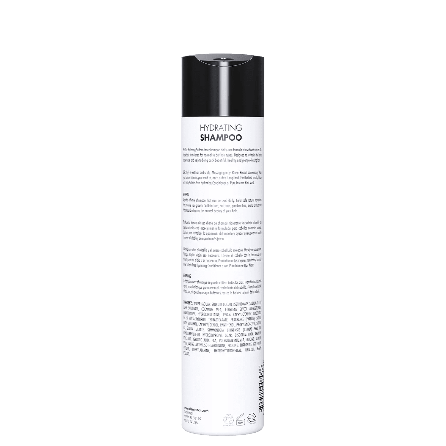 Hydrating Shampoo - DAMANCI® Better hair, better you!
