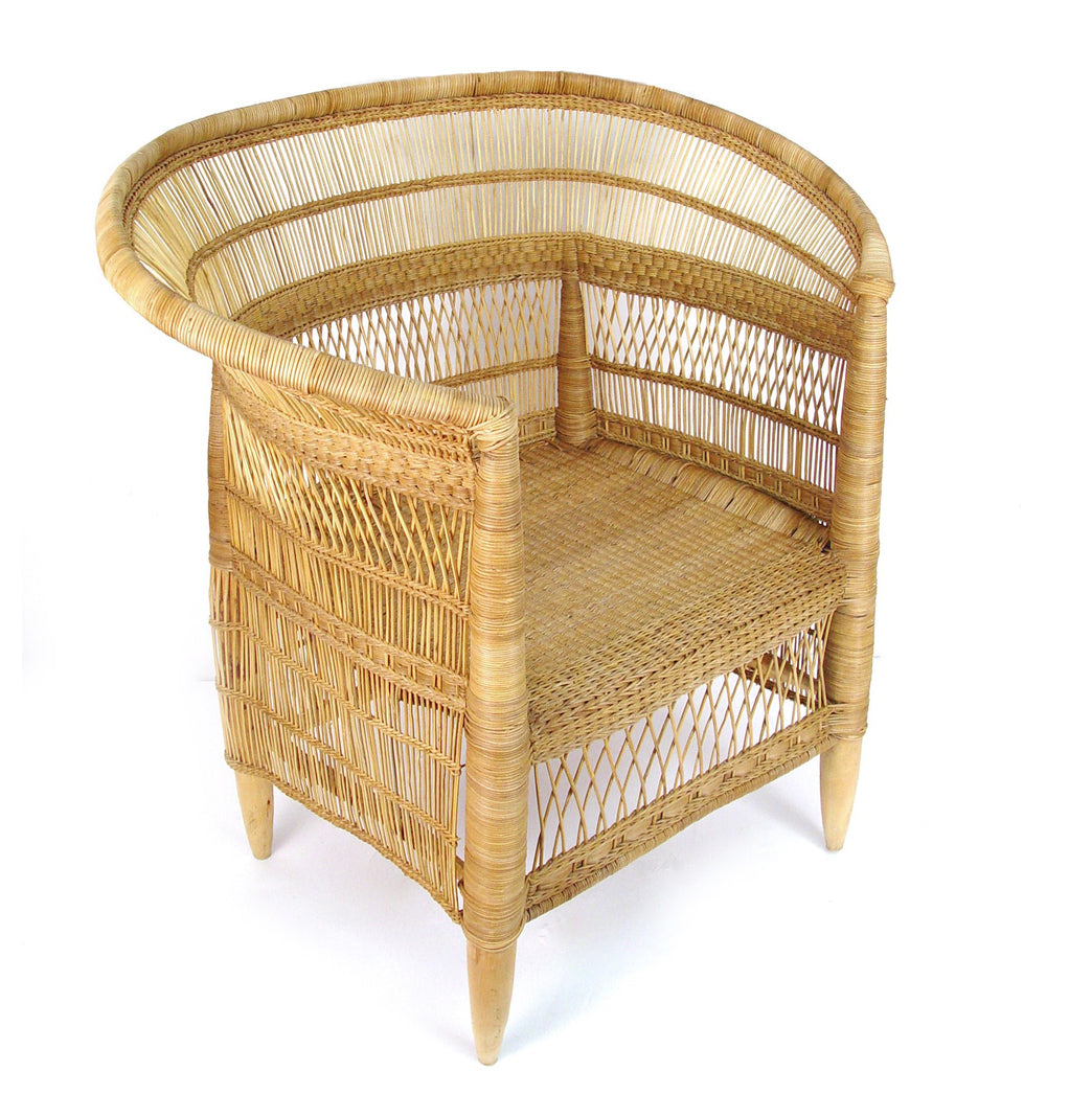 Malawi Cane Chair - Natural - Thumbnail 2