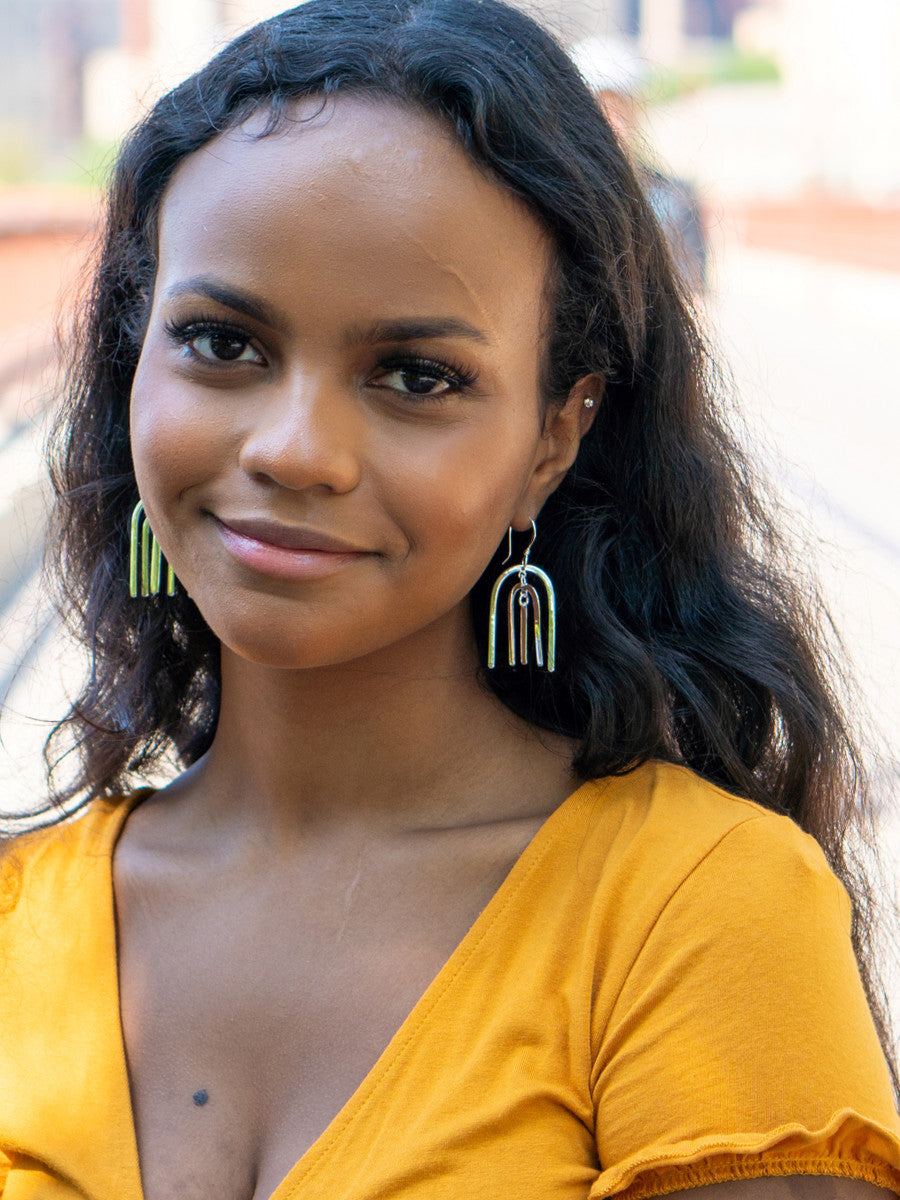 medium arch dangle earrings  | Fair Anita
