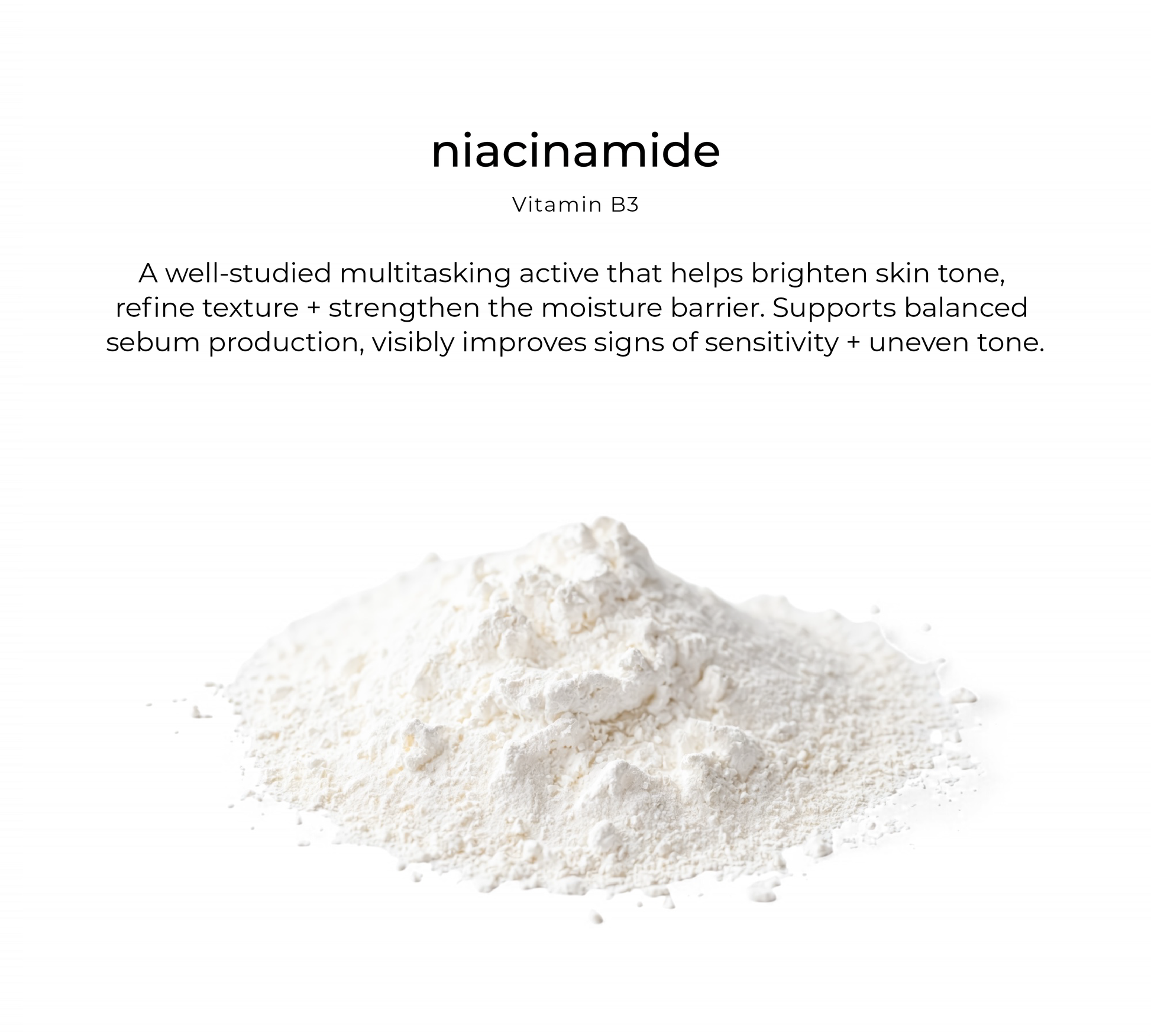 Niacinamide — key skincare ingredient