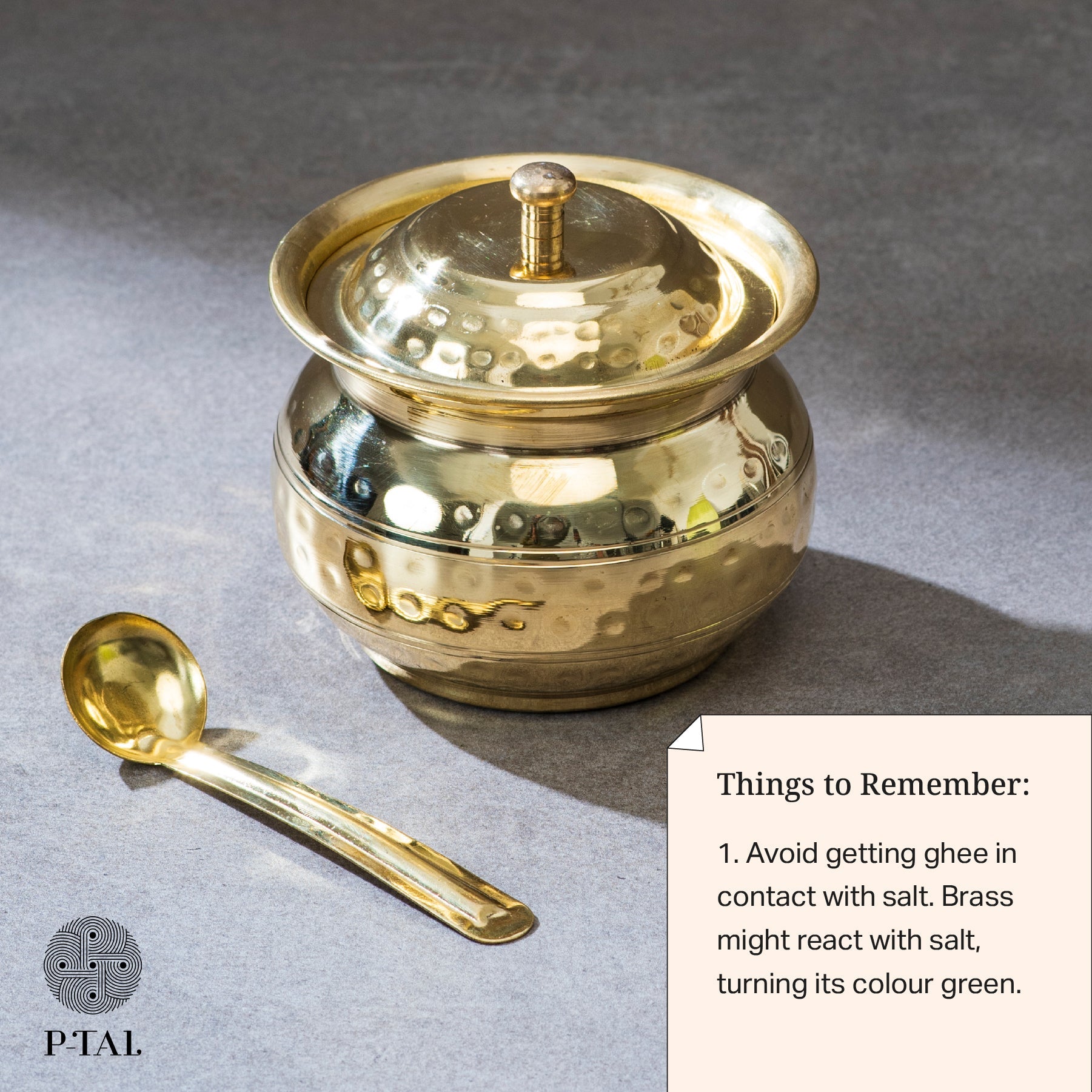 Things to Remember for using Brass Ghee Pot