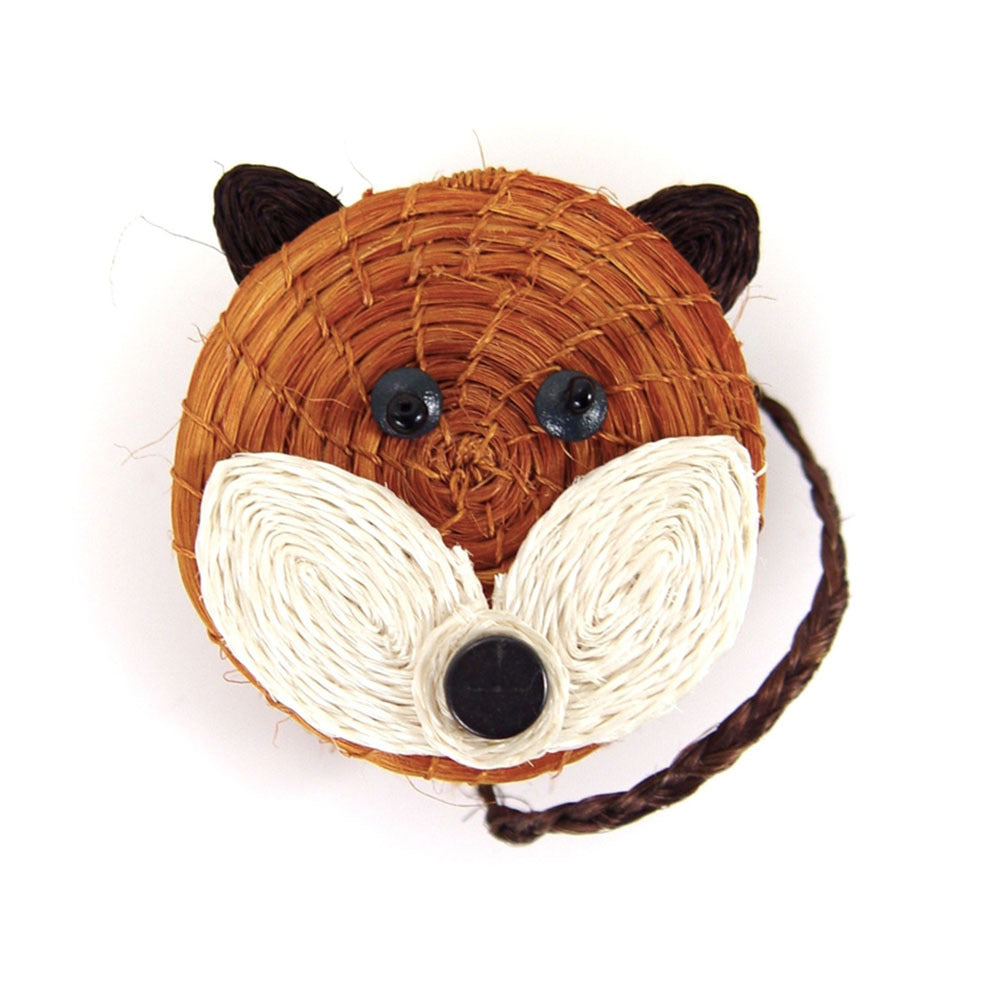 Fox Lidded Basket - Image 1 