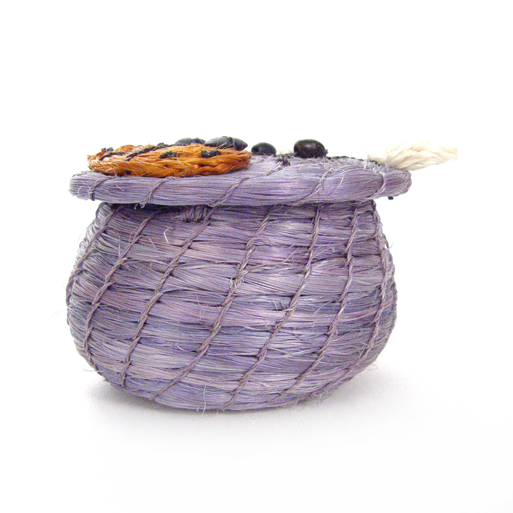 Happy Hippo Lidded Basket - Image 4