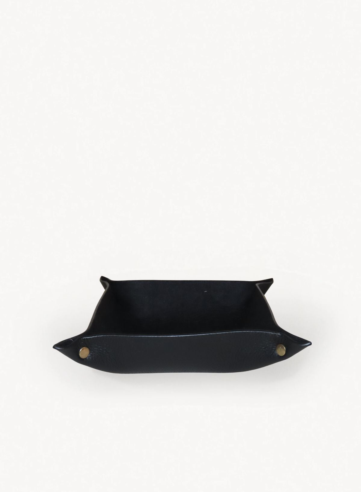 the black valet tray in black from corporate goods collection.