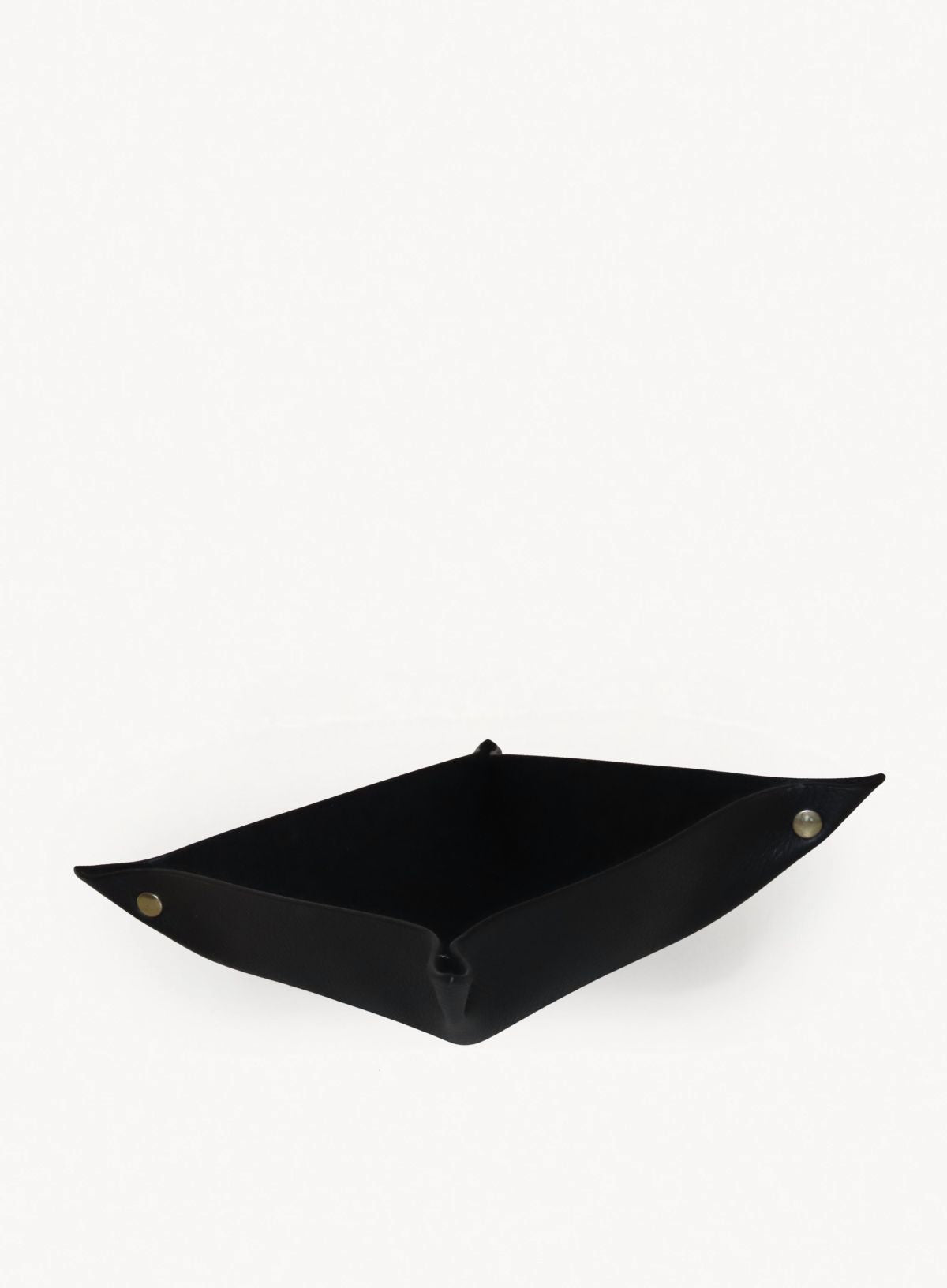 the black valet tray in black from corporate goods collection.