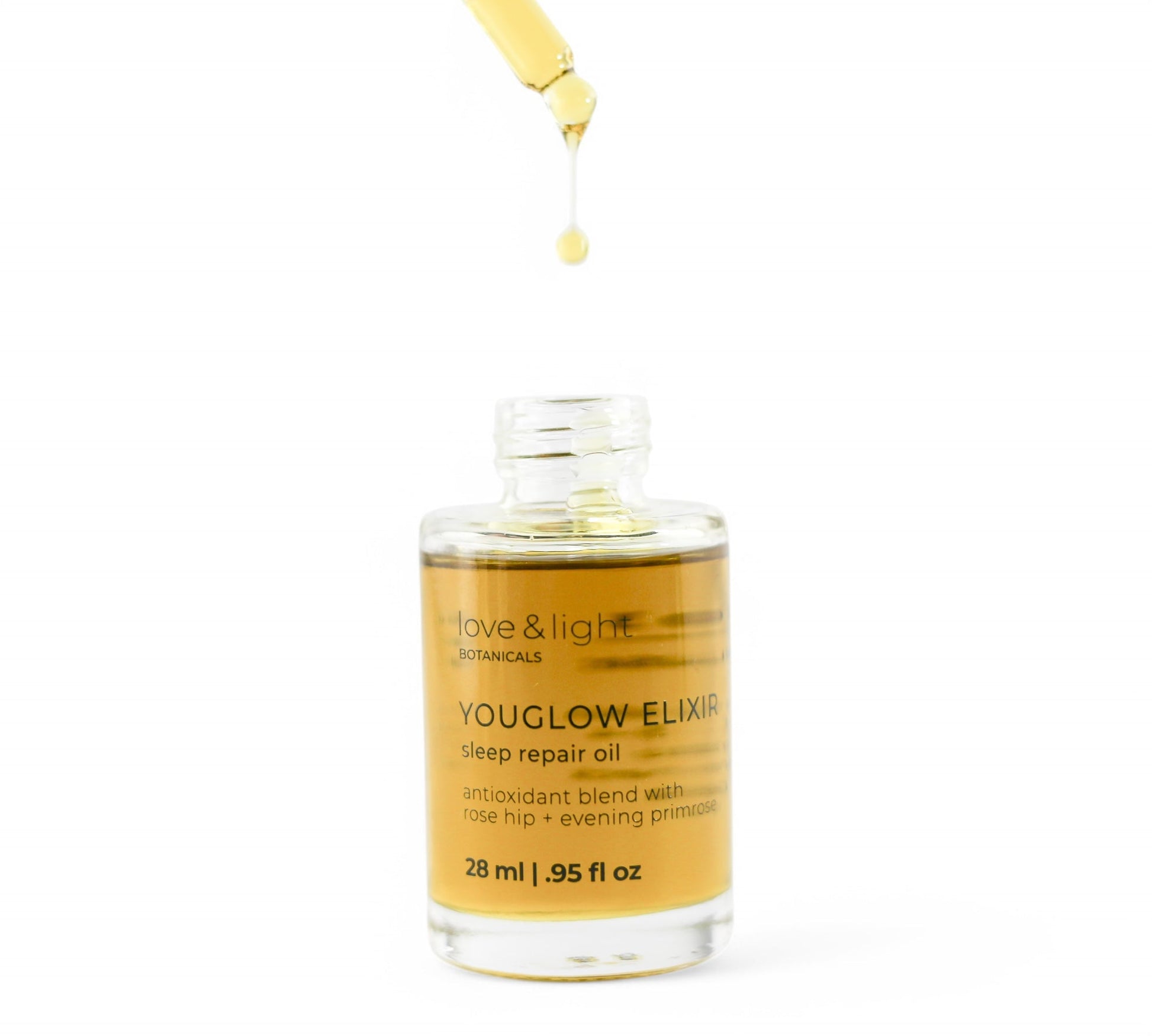 Youglow elixir dropper bottle close-up
